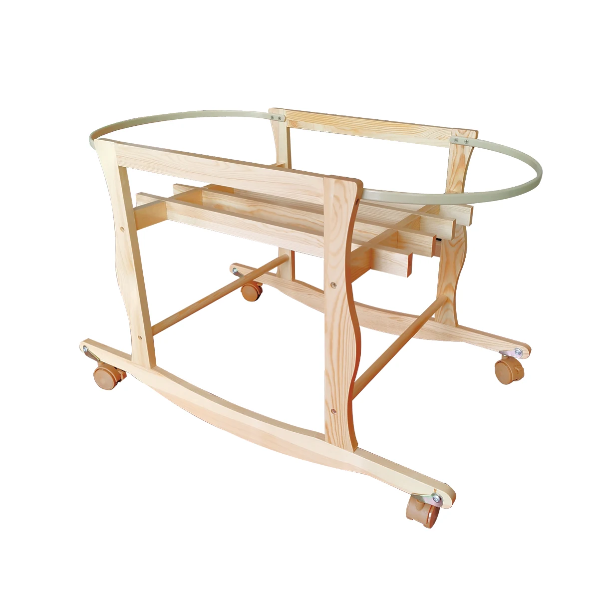 Factory Customized moses basket bedding set baby moses bassinet  rocking stand with wheels