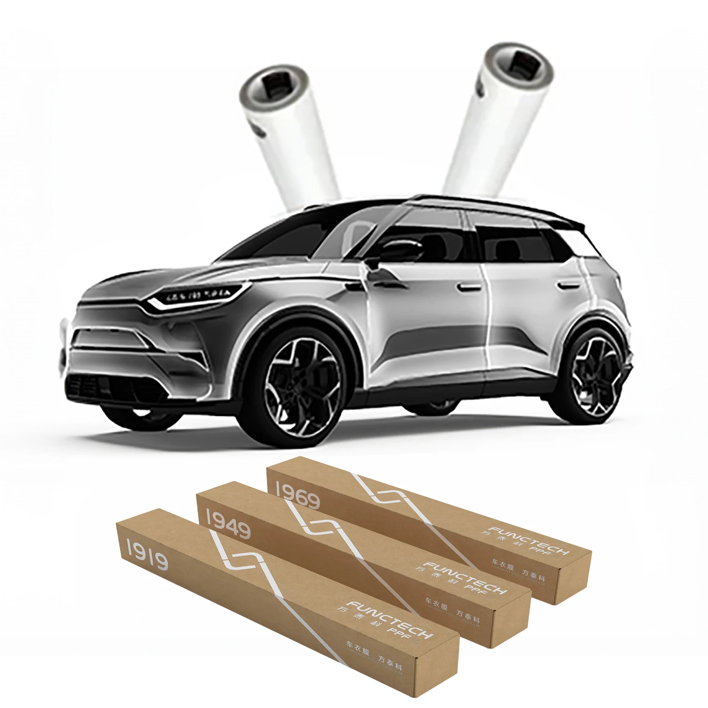 Crystal Clear TPU PPF with High Gloss Finish and Self Adhesive Application for Seamless Installation and Superior Protection