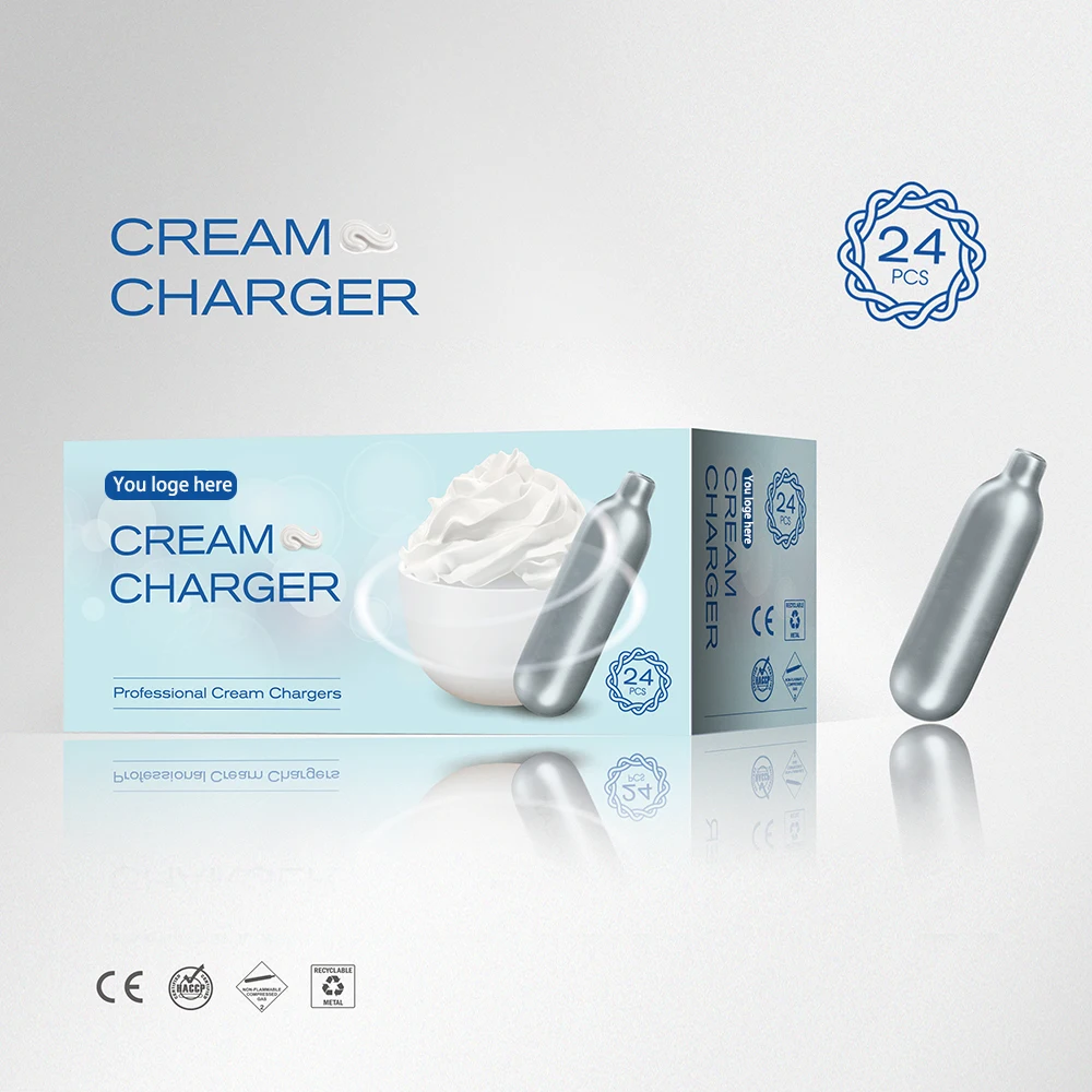 Зарядные устройства для взбитого крема Lesoo, 8 г, 24 дюйма, оптовая продажа, зарядное устройство для взбитого крема