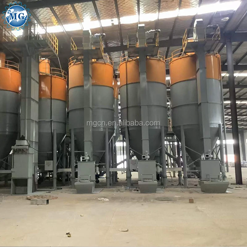 Ceramic Tile Adhesive Manufacturing Plant Wall Putty Mixing Equipment Dry Mortar Machines For Sale