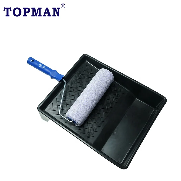 QIXI 10-Inch Deep Well Paint Tray Convenient User-Friendly Tool Plastic Handle Industrial DIY Use Customizable Package Included