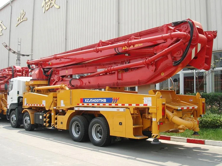 Top Brand Official 37m Truck Mounted Concrete Boom Mixer Pump HB37V Mobile Concrete Pump Car for Sale