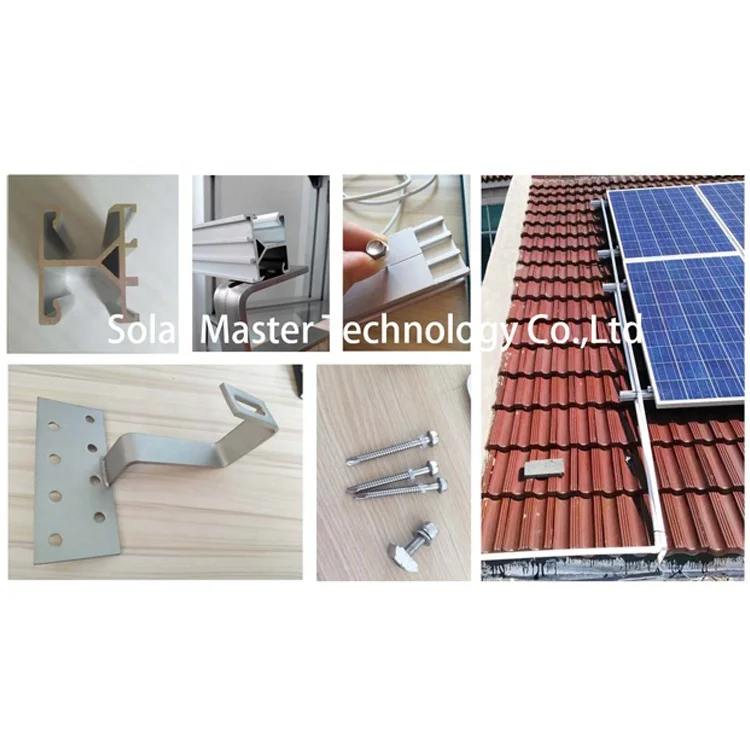 solar panel mounting bracket for flat tile sheet roof hooks