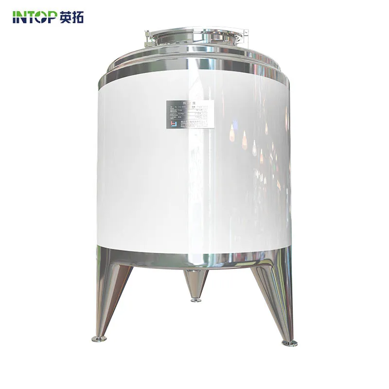 Ice Cream Aging Tank Milk Yogurt Plant Cooling Heating Mixing System Stainless Steel Fermentation Equipment