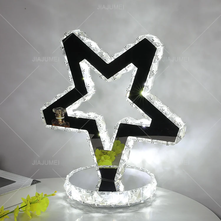 Cc Dressing Table Bedroom Decoration Bedside Lamp K9 Crystal Table Lamp