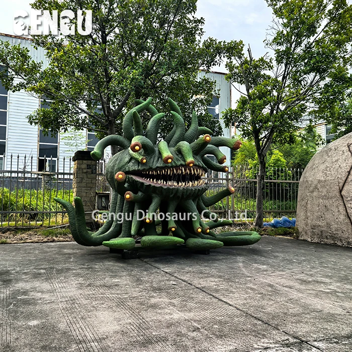 Real Size Tree Monster With Lights Customized Plant Monster Animatronics For Garden Forest