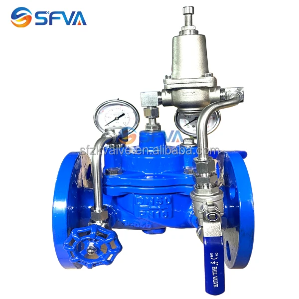 200X DI GGG50 PN16 DN60-65 flange hole pressure reducing valve
