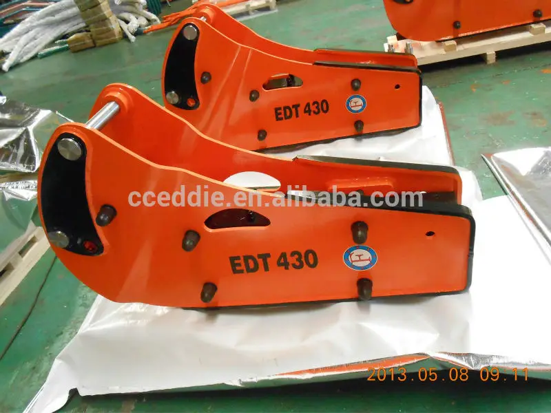 Professional Manufacturer of EDT450 Hydraulic Breaker High Quality Eddie Hydraulic Rock Breaker Excavator