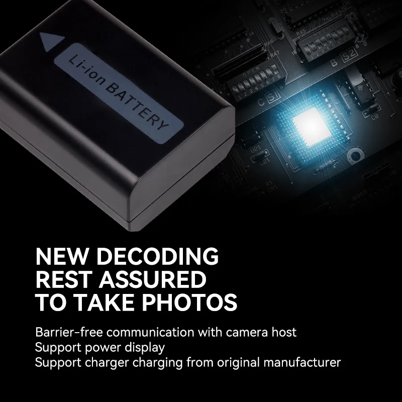 NP-FW50 Wholesale FB customize Rechargeable digital battery np-fw50 for sony Camera A6000 A6500 A6300 A7 A7II A7RS A7S A7R A5100