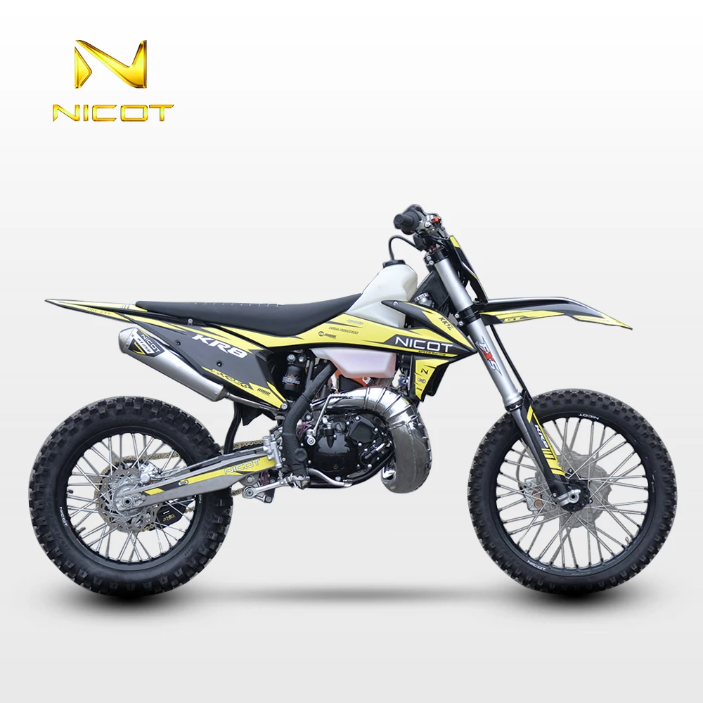 Nicot KF250MT 2 Stroke 250cc Dirt Bike Off-road Motorcycle Motocross 250cc with Loncin MT250 2 Stroke Engine