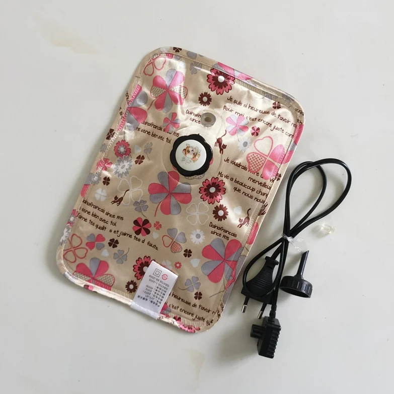 cheap low price pain relief keep warm pillow shape rechargeable thermal heating electric hot water bag