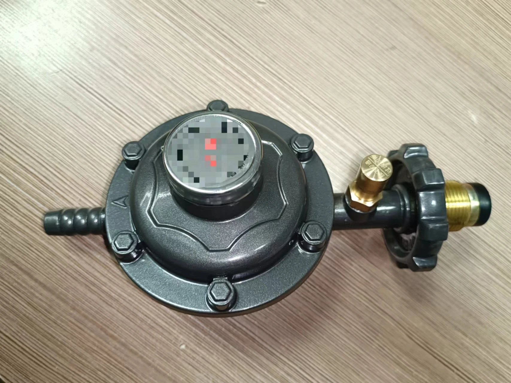 Factory Supply Low LPG Gas Pressure Regulator with Meter, Gas Safety Device Regulator with safety