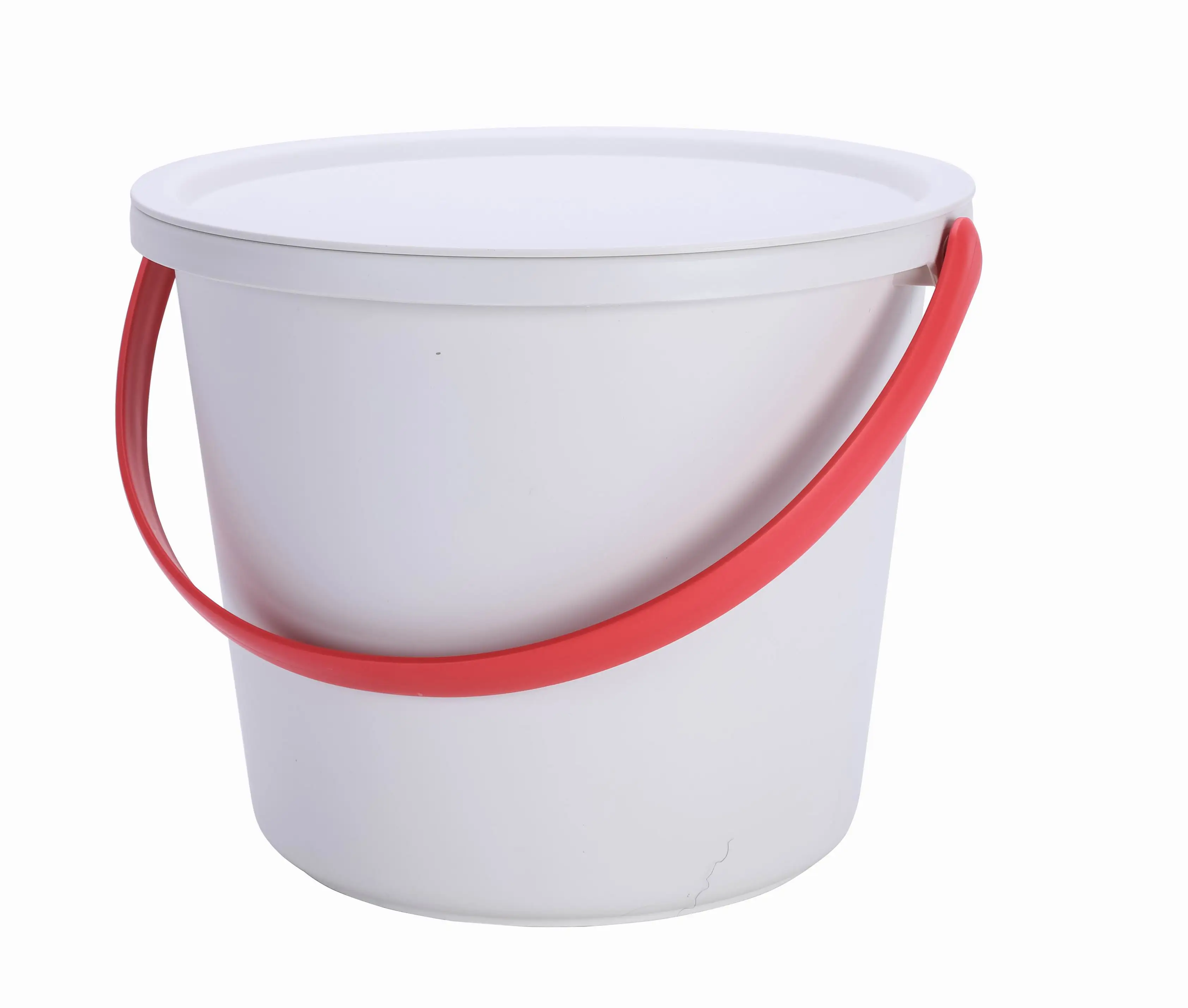 Wholesale Japan style Sturdy Frosted plastic bucket with lid high quality water bucket with 10-15L