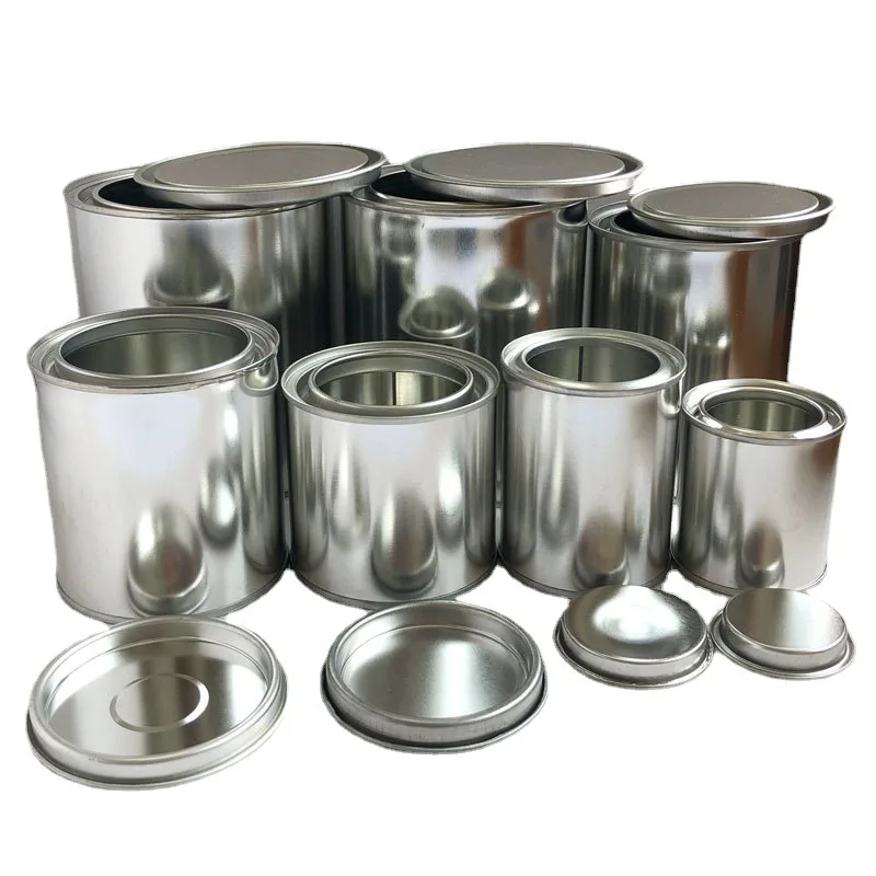 Candle Tin Cans Packaging Containers Round Metal  Industrial paint glue packing Origin Type Place