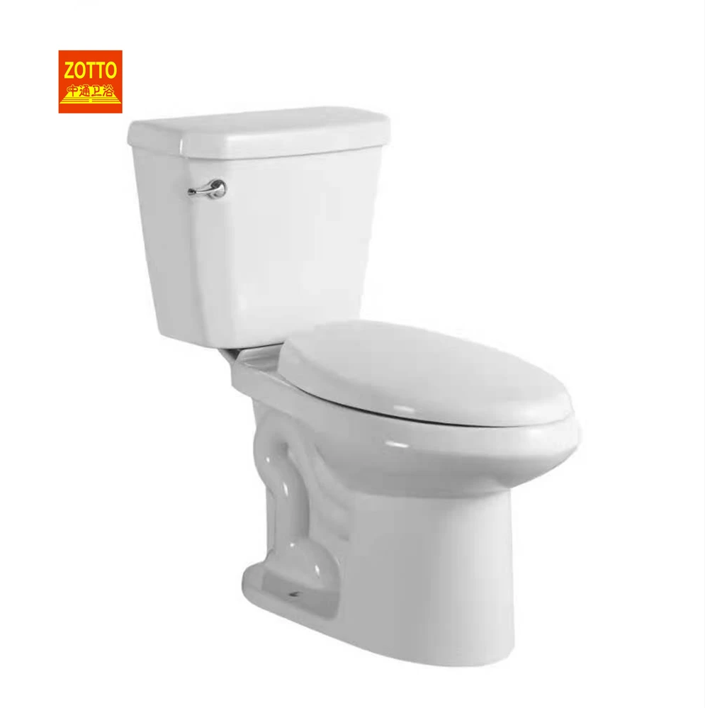 Bathroom Wc Toilet Sanitary Ware Ceramic Side-pressing Siphonic Two Piece Toilet Accessories