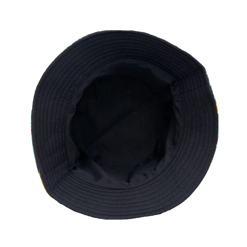 Summer Hip Hop Travel Beach Cap For Men Women Double Sides Graffiti Panama Caps Shark Print Fisherman Hats Cartoon Bucket Hat