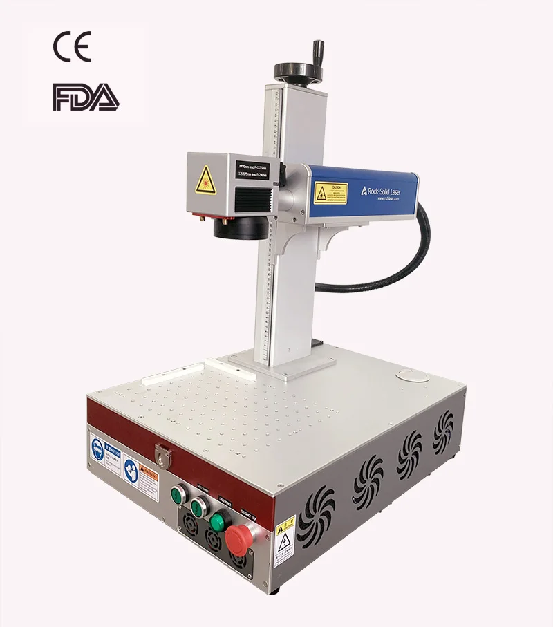 20W 30W 50W JPT M7 MOPA Fiber Laser Marking Machine Ezcad 3 DLC2-M4-2D 2.5D Deep Engraving Machine All-in-one Portable Marker