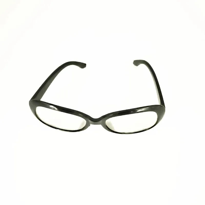 Funny Plastic Black Frame Small Doll Glasses For Plush Toy and Doll