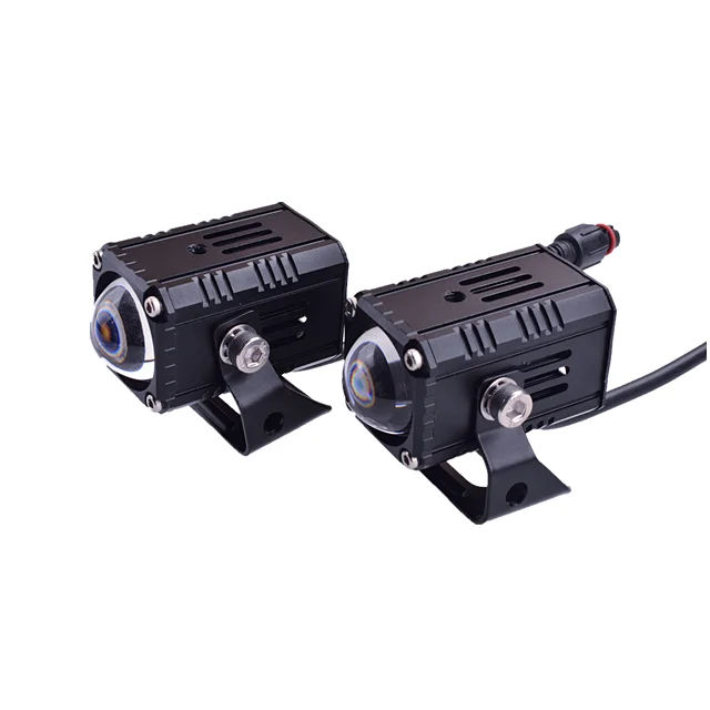 New Technology Fan Motor Mini LED Spotlight Motorcycle White Yellow led driving light