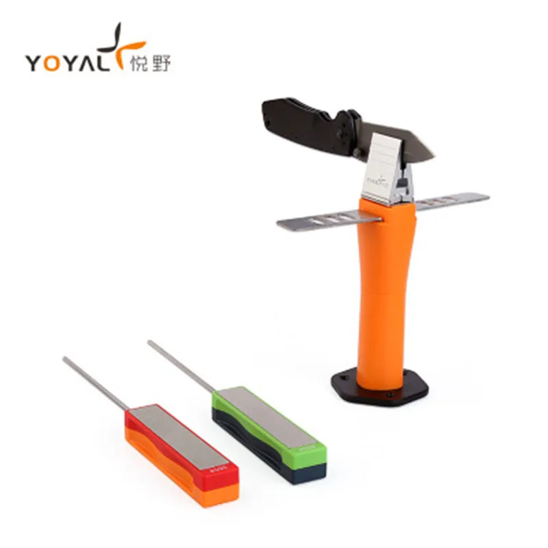 TY1811 Fixed Angle Kitchen Knife Whetstone sharpening Stone Sharpener Set Package System With Nylon bag
