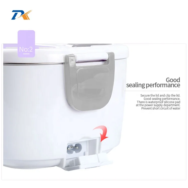 plastic food warm box electric heating thermos lunch box for Household