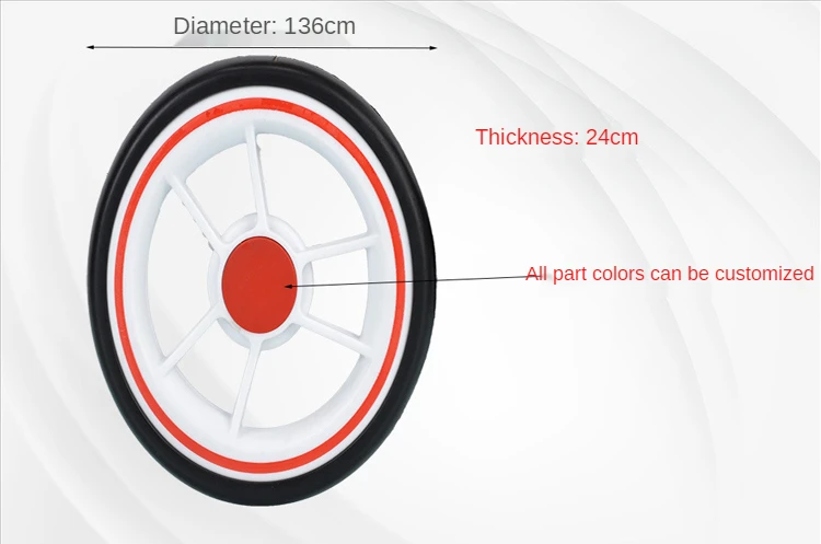 Baby Stroller Accessories 688 EVA Wheels 5