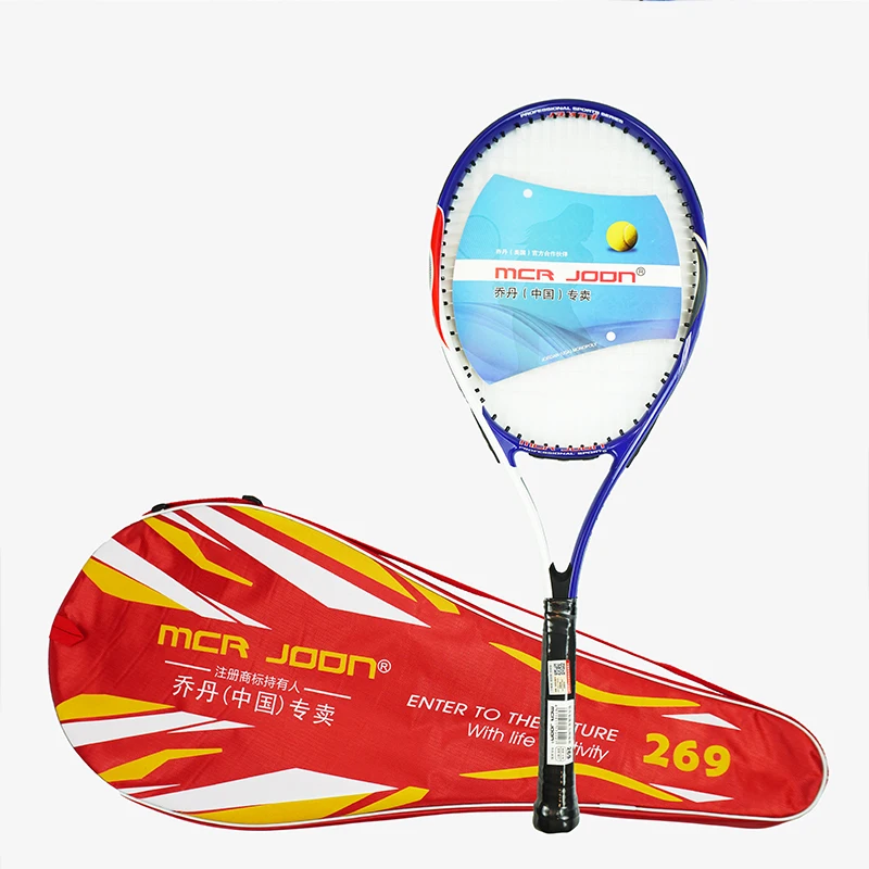 Sports exercise senior adult tennis racket graphite squash composite training tennis used racket
