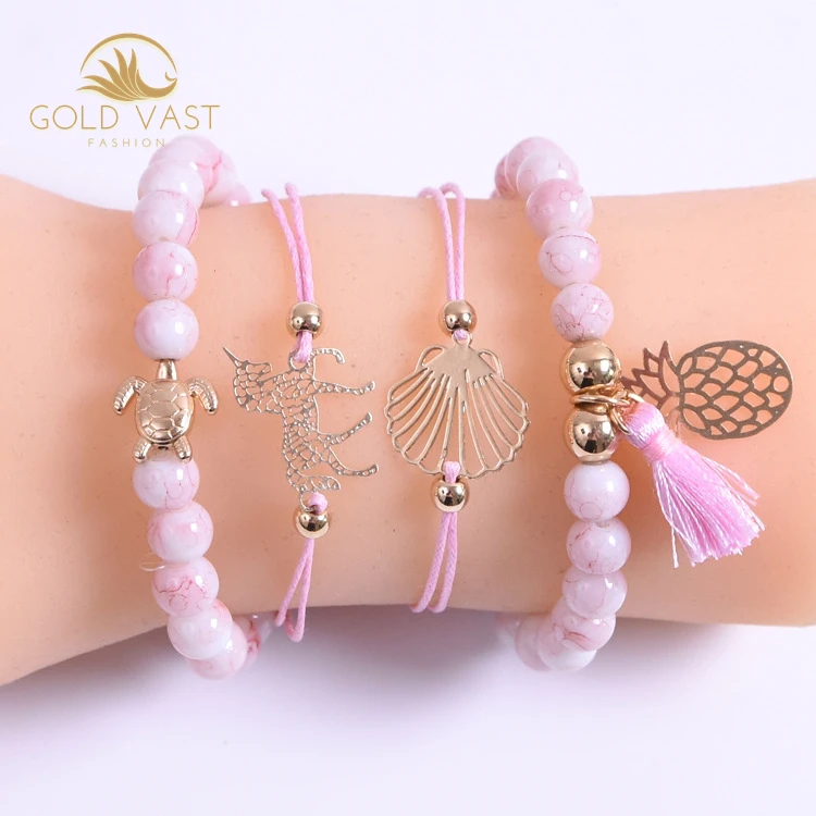 
trendy stainless steel gold plated bracelets & bangles bracelets sets alloy charm bracelet in zinc alloy jewelry bijou bijoux or 