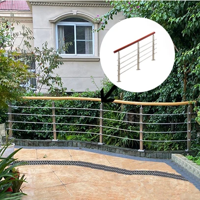 Chinese Factory Direct Sales Railing in Stairs Outside Banister Rails Hand Rail for Outdoor Steps