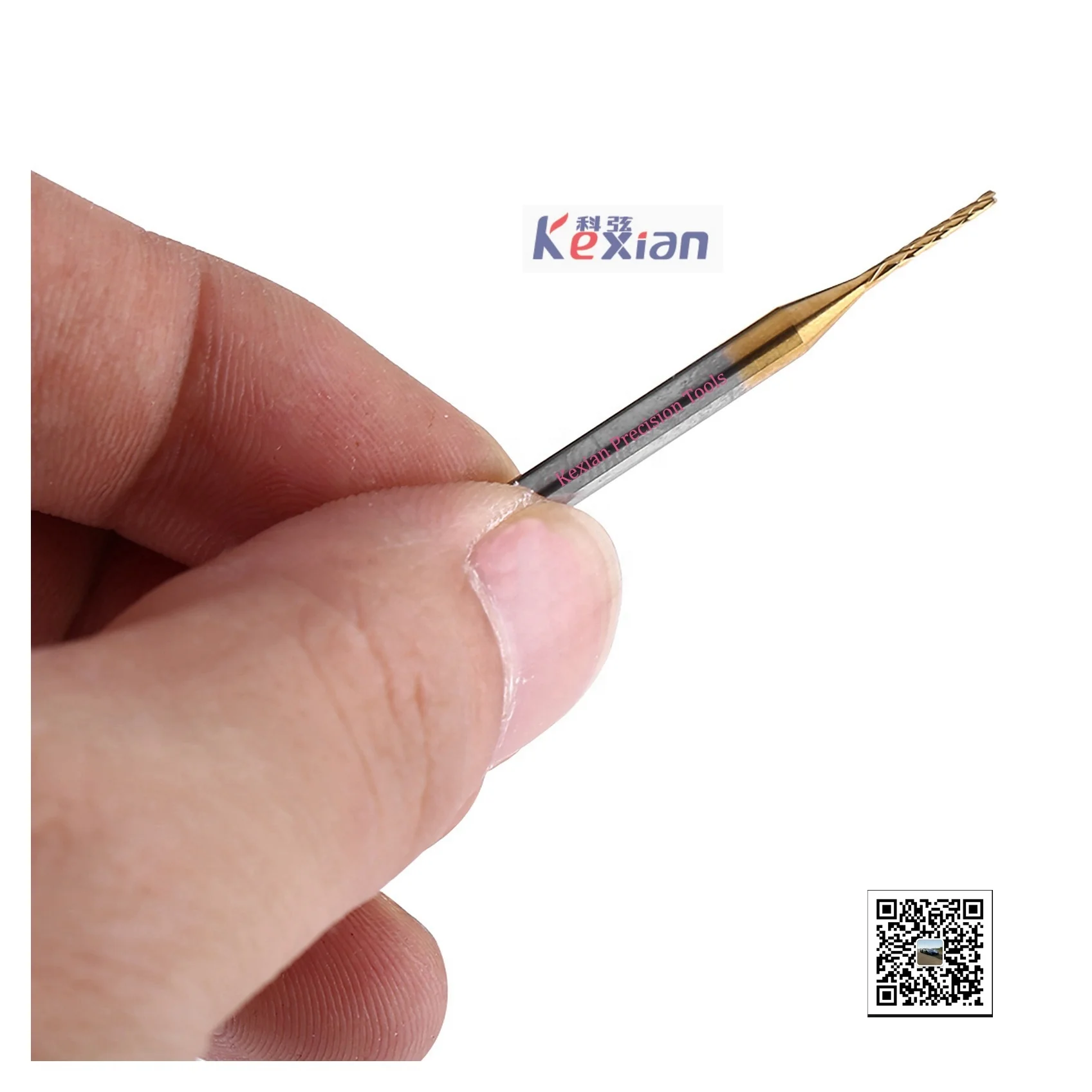 China Hot sale custom Metal Milling Cutter micro Router Bits Square End Mill HRC 45/55/60/70 2 flute Long Neck Square Endmill