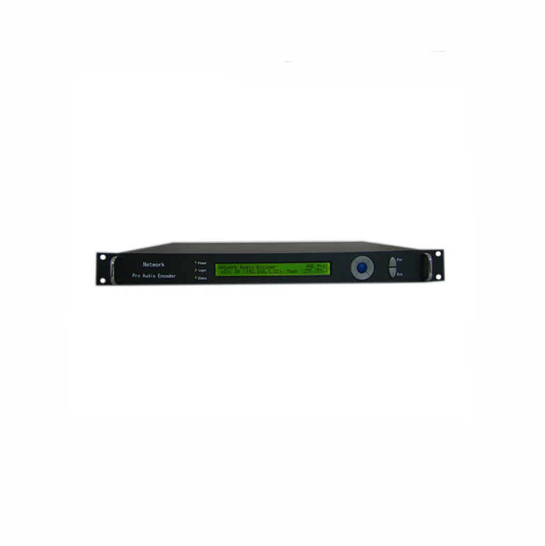 Gigabit Ethernet выход с ЖК-дисплеем 512 кбит/с аудио видео кодировщик