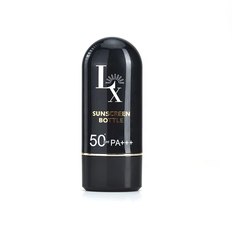 Empty Gold Red Squeeze Concealer Cosmetic Lotion Container Sunscreen Packaging Bottle 30Ml Luxury Matte