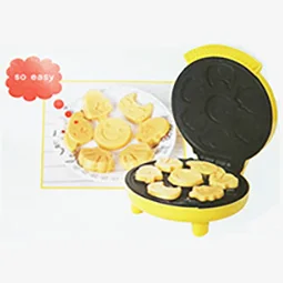 
cartoon portable pan cake electric waffle maker 