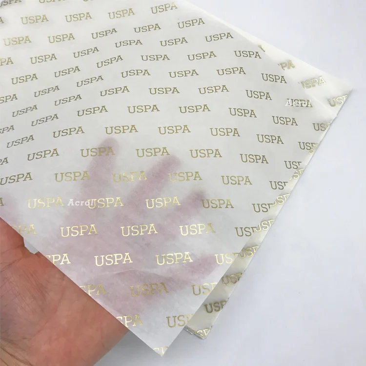 wrapping tissue paper for clothing clothes packaging with custom logo