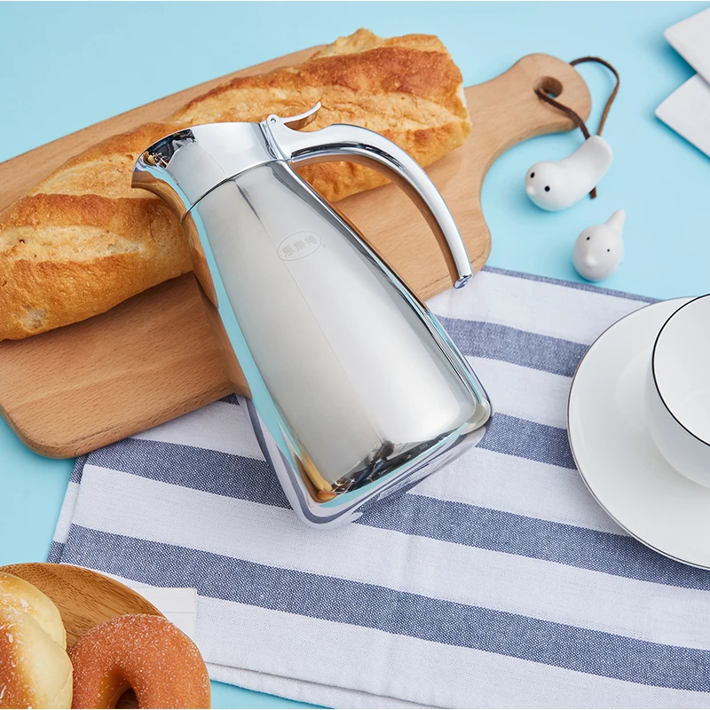 600 ml Insulated Thermal Stainless Steel Coffee Pot Thermos Flask Vacuum Tea Kettles