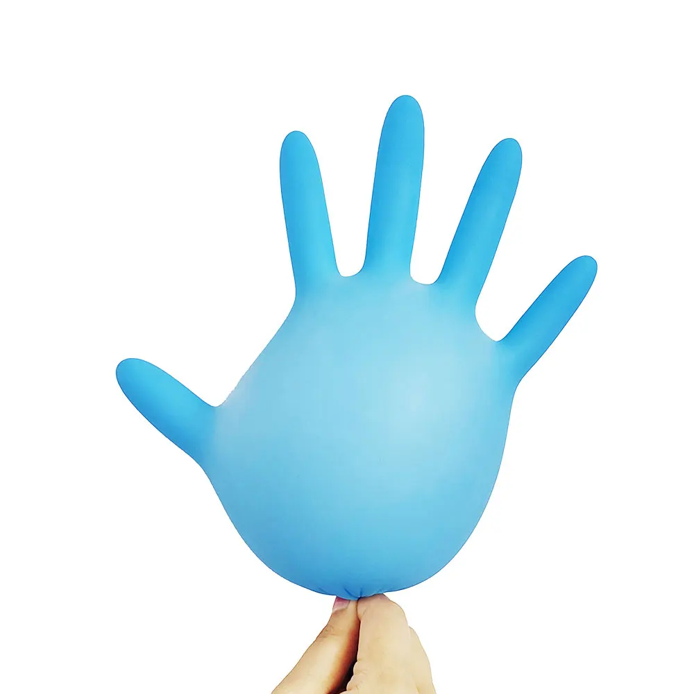 HLR HLR 100 Box Medical Gloves Manufacturers Cheap Prices Blue Examination Disposable Black Nitrile Gloves Powder Free Glove