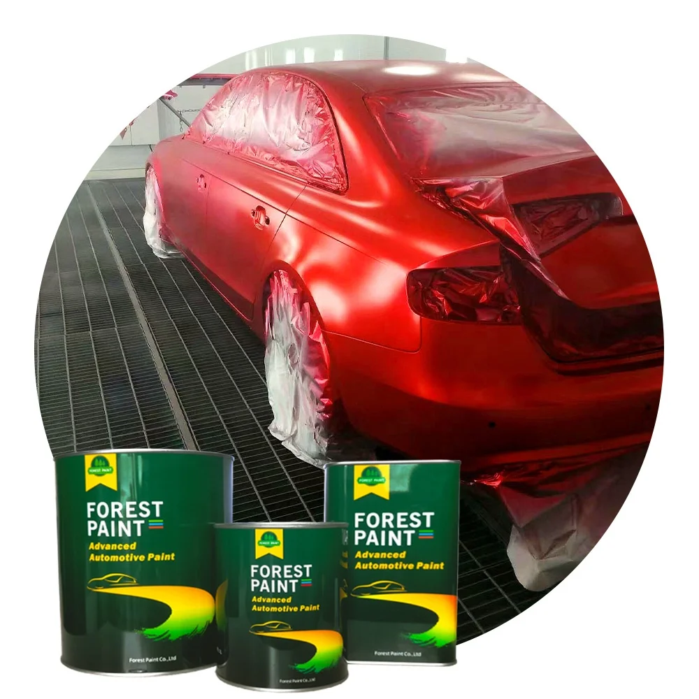 Китайский производитель поставка белого жемчуга акриловая краска 2 К для автомобиля и металлические цвета автомобильная автомобильный