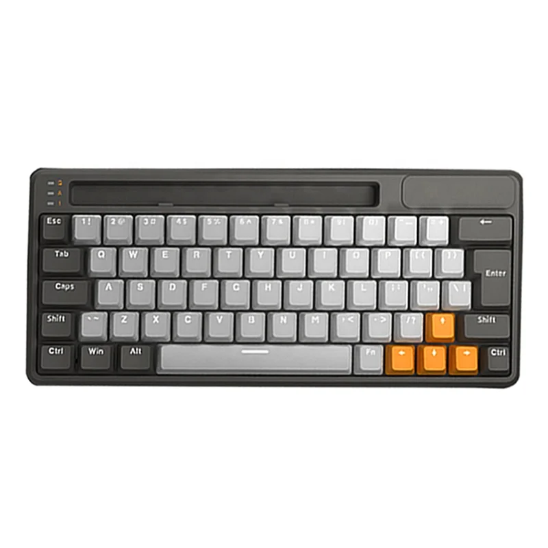 Rgb Backlight Wired Mechanical Keyboard 64 Key Usb Interface Mini Game Keyboard