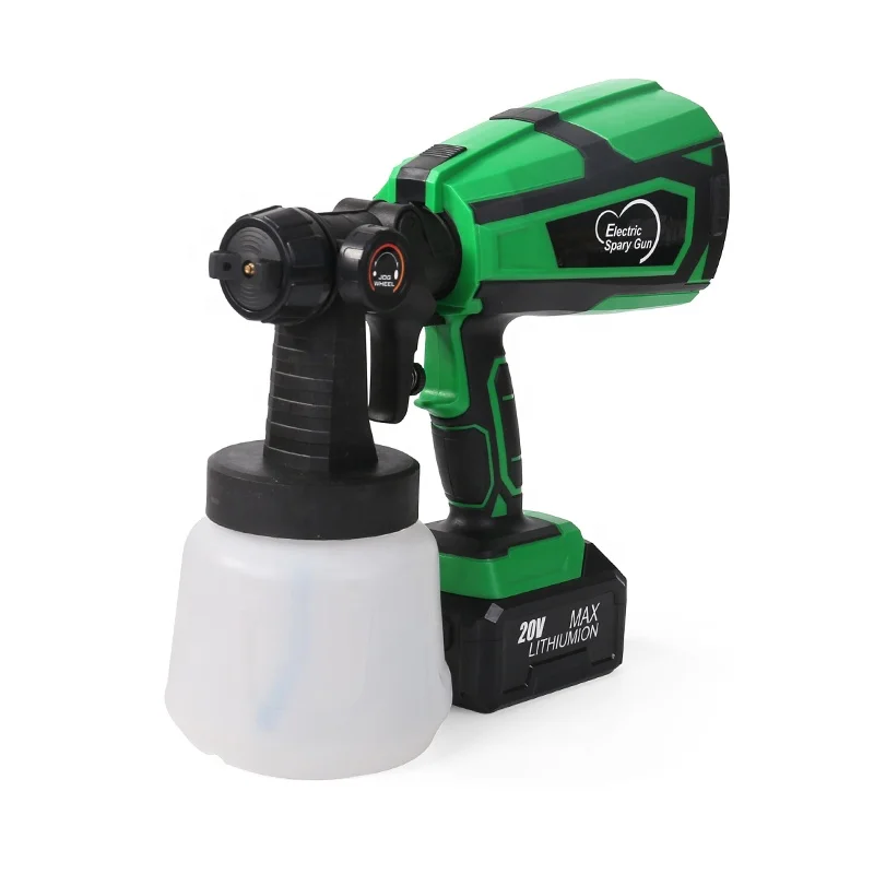 Cordless spray gun 18v battery spray gun