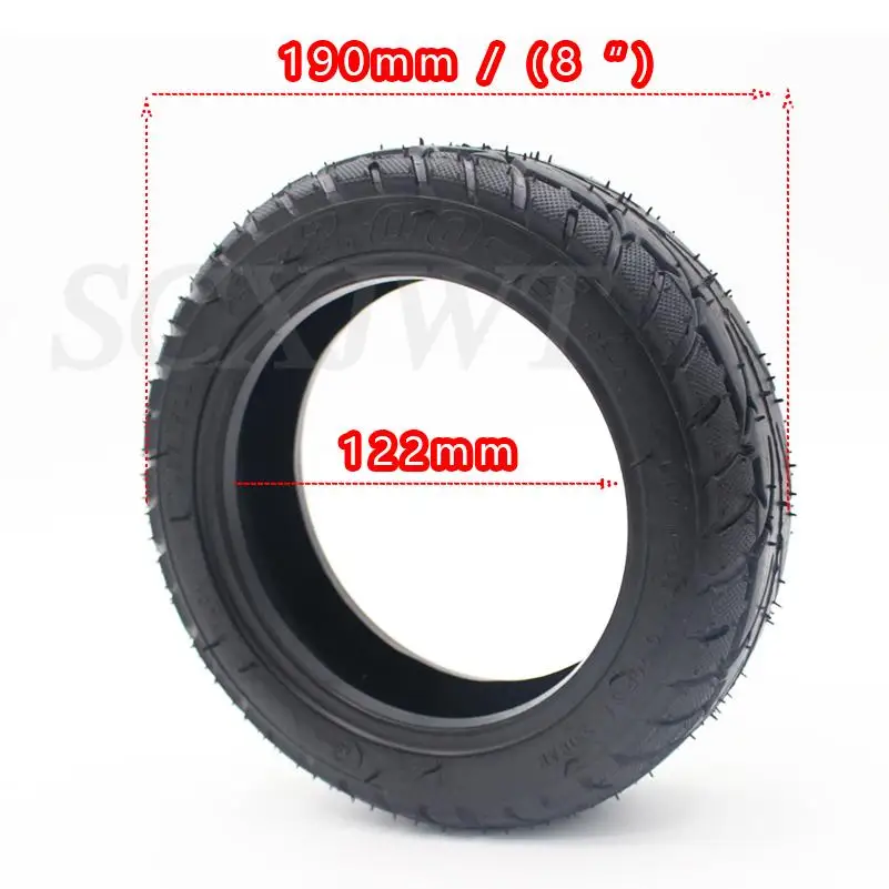 Suitable for Kugoo S3 S2 S1 C3 electric scooter 8x 2.00-5 tires tubeless tires, with aluminum alloy ring general 2.10-5 tires