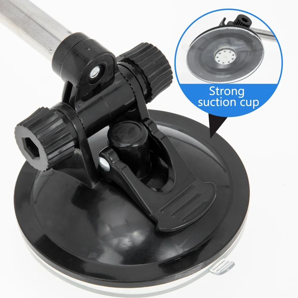 Car Holder Cup Suction Flagpole Mount Window Telescopic Support Bracket Universal Flag poles