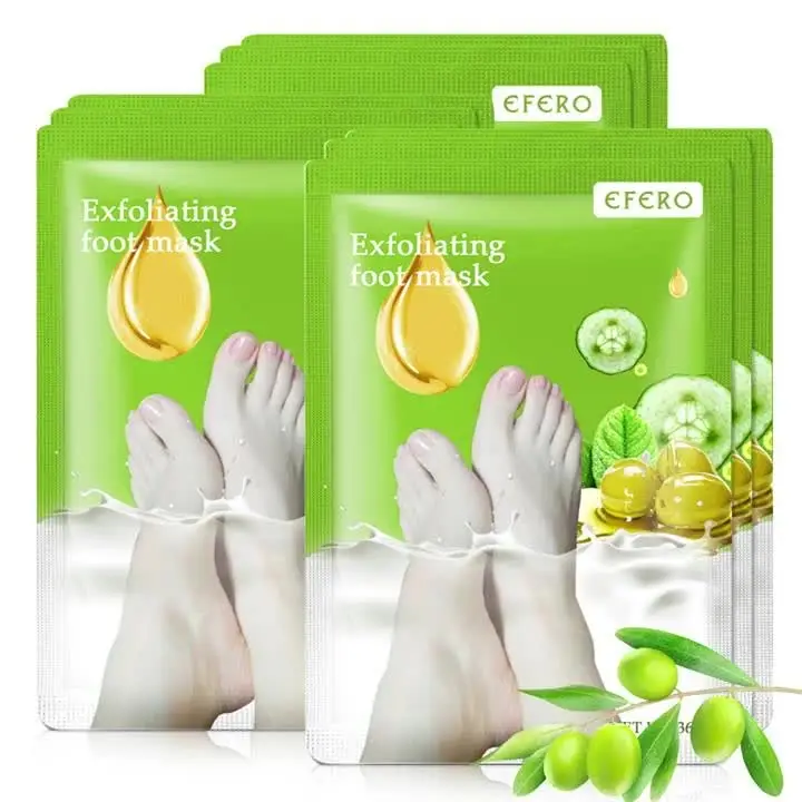 Wholesale Moisturizing Olive Oil Essence Foot Peeling Exfoliating Mask