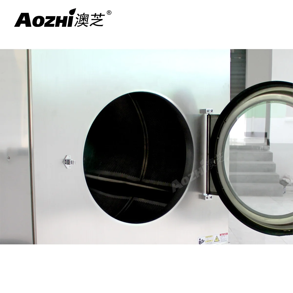 AOZHI 25 кг газовая машина для сушки одежды из нержавеющей стали сушилка коммерческого прачечного