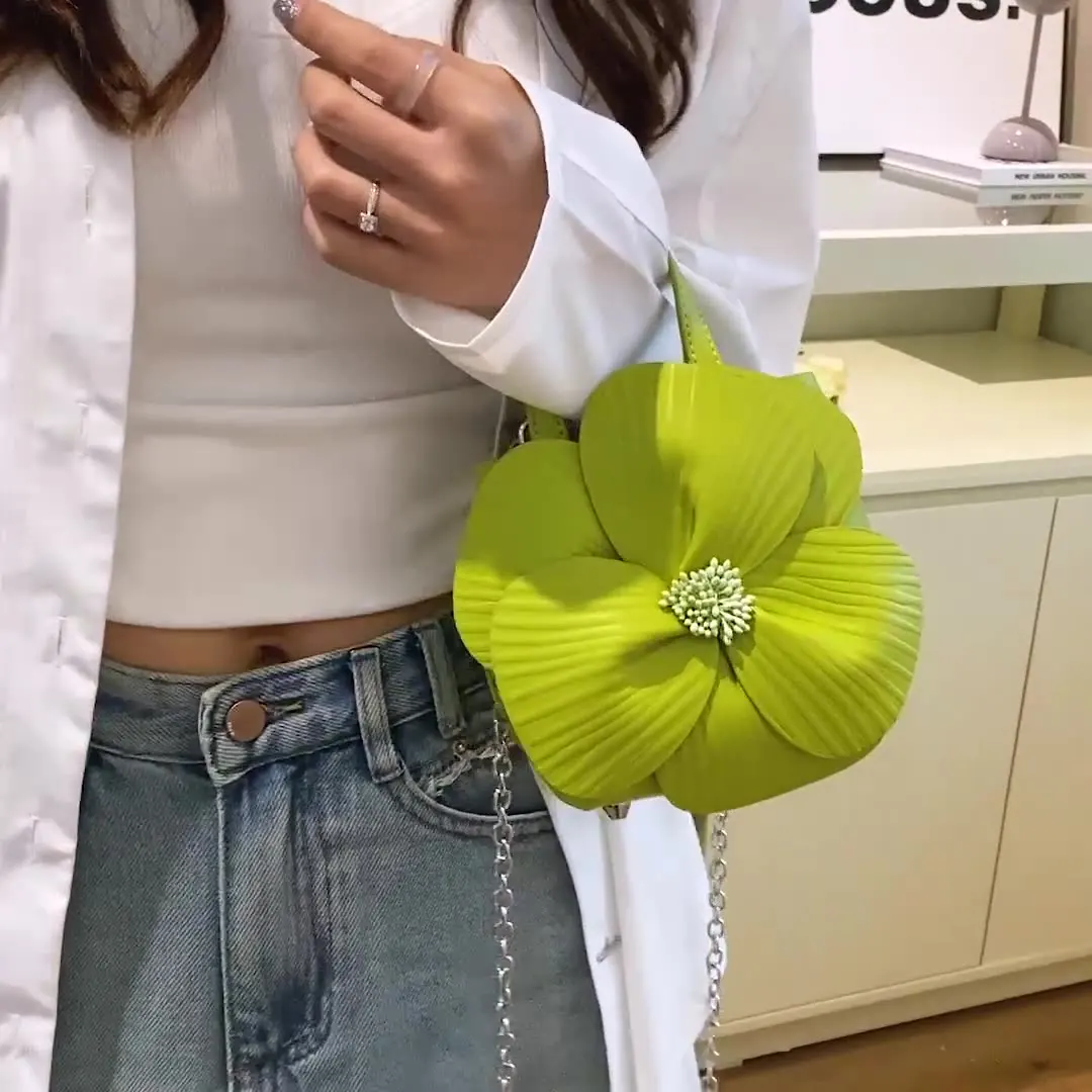 2024 New Women Flower Handbag Pu Leather Shoulder Crossbody Bag For Women NE1434