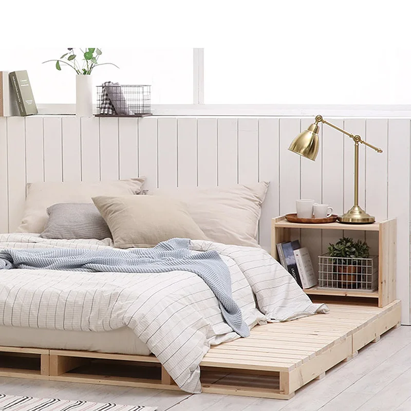 Тумбочка для гостиной, спальни, простая современная деревянная решетка, массивные деревянные шкафы для хранения в нордическом стиле