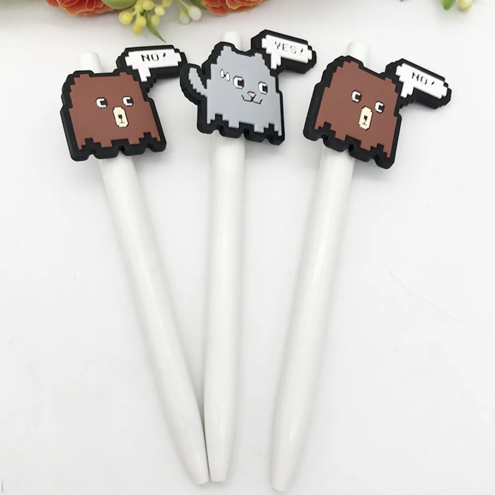 Factor Cheap Supplies Pen Girl Heart Cute Cartoon Neutral Pen Needle 0.5mm Black Student Pen Season With Custom Logo