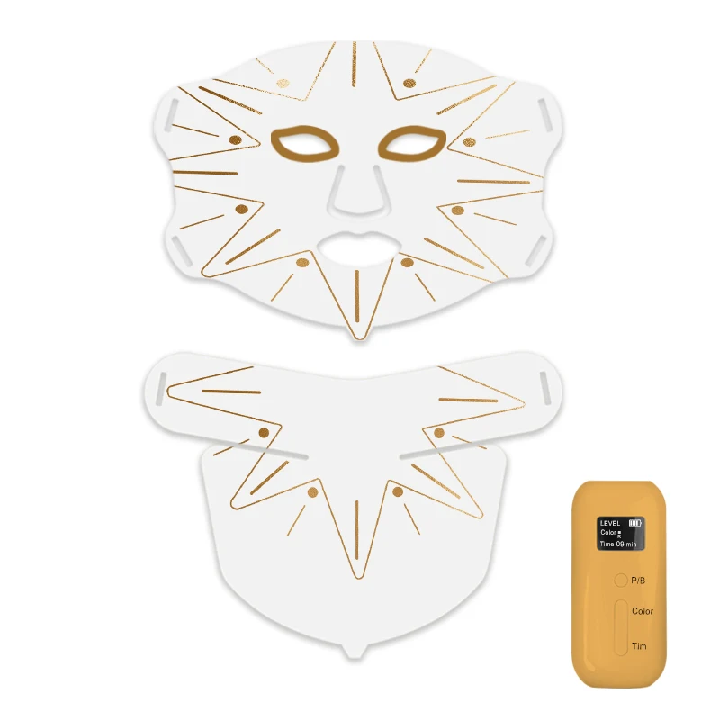 Customized Hot New Pdt 7 Color Photon Led Light Therapy Lamp 660Nm 850Nm Facial Masks Anti-Aging Red Led Face Therapy