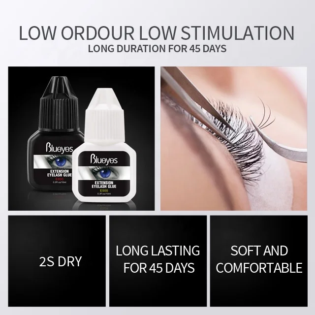 Private Label Latex Free Long Lasting 1 Second Drying Time Eyelash Extension Lash Adhesive Glue