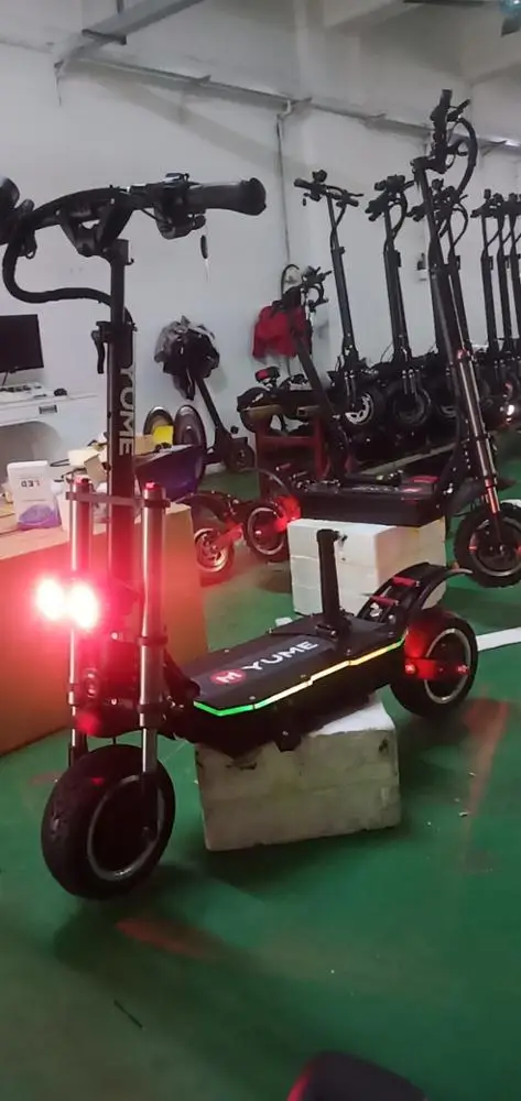 Yume  5600W Powerful 11inch  dual motor Two Wheel  Adult Electric scooter Lithium Battery