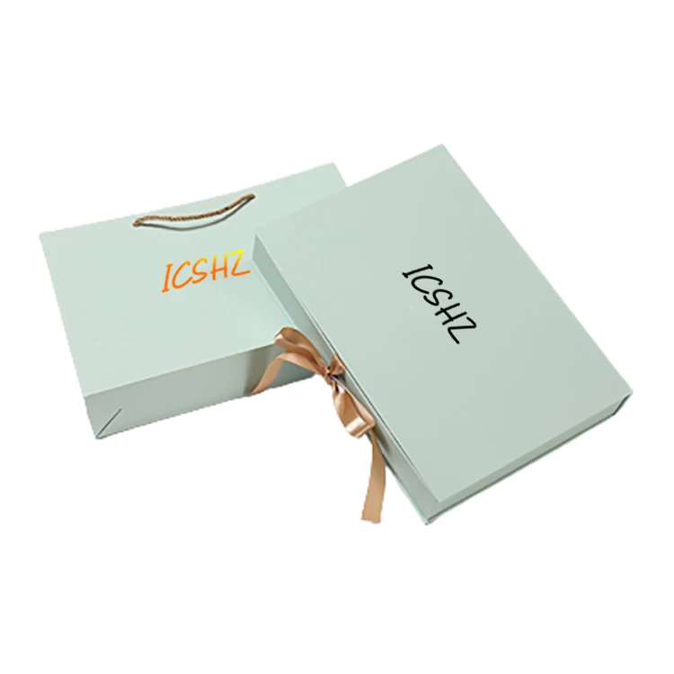 
Подарочные коробки на заказ с магнитной крышкой, 2 шт., роскошная упаковка для одежды, бумажные пакеты и коробки с принтом логотипа 